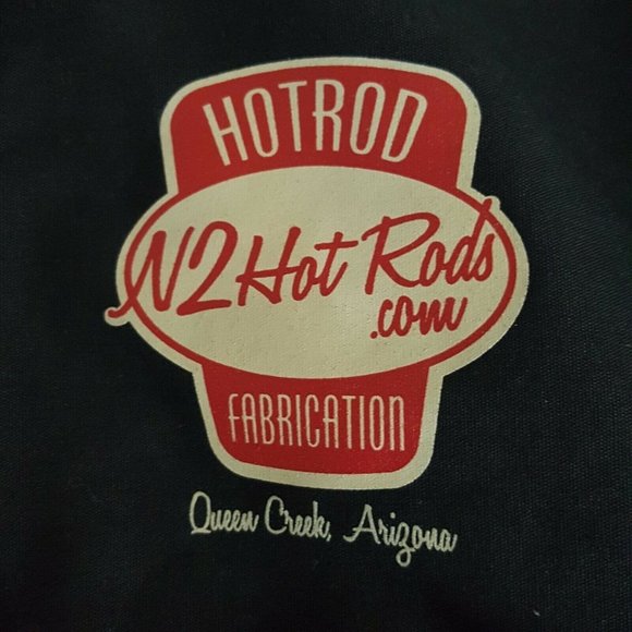 N2HotRods Hot Rods Fabrication Black Mechanics Cars Work Shirt Size 3XL - Picture 2 of 5